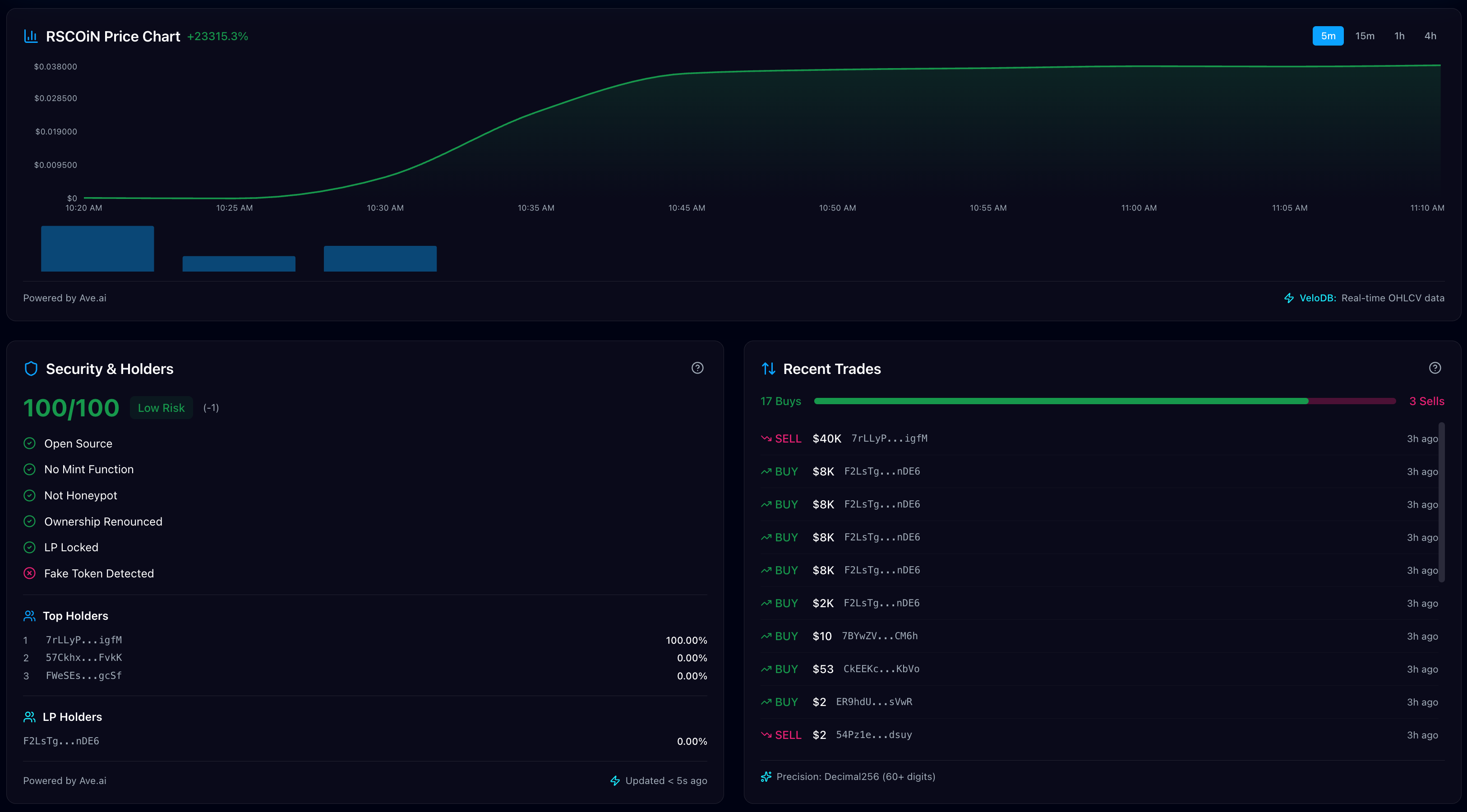 Web3 Real-time Analytics Engine