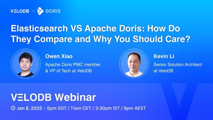 Why Apache Doris is a Better Alternative to Elasticsearch for Real-Time Analytics